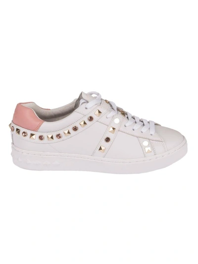 Shop Ash Play Studded Sneakers In White