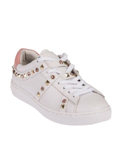 Shop Ash Play Studded Sneakers In White