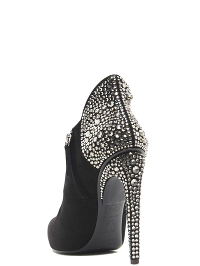 Shop Giuseppe Zanotti For Jennifer Lopez Ankle Boots In Black