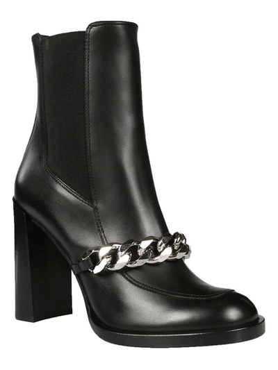 Shop Givenchy Chain Boots In Black