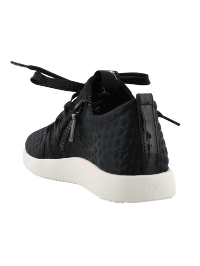 Shop Giuseppe Zanotti Brokko Sneakers In Black