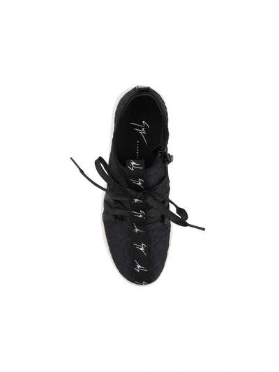 Shop Giuseppe Zanotti Brokko Sneakers In Black