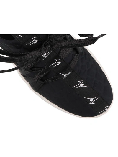 Shop Giuseppe Zanotti Brokko Sneakers In Black