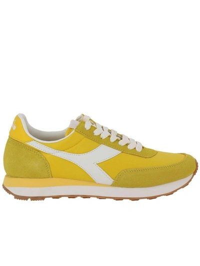 Shop Diadora Sneakers Shoes Women  Heritage In Yellow