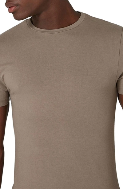 Shop Topman Ultra Muscle Fit T-shirt In Taupe