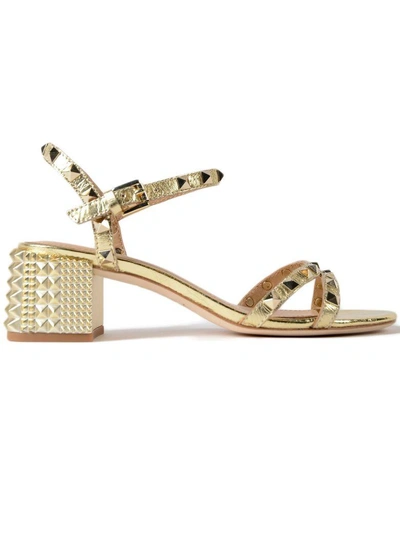 Shop Ash Rushter Sandals In Metallic