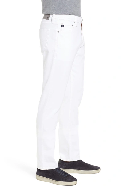 Shop Ag Everett Slim Straight Leg Jeans In White