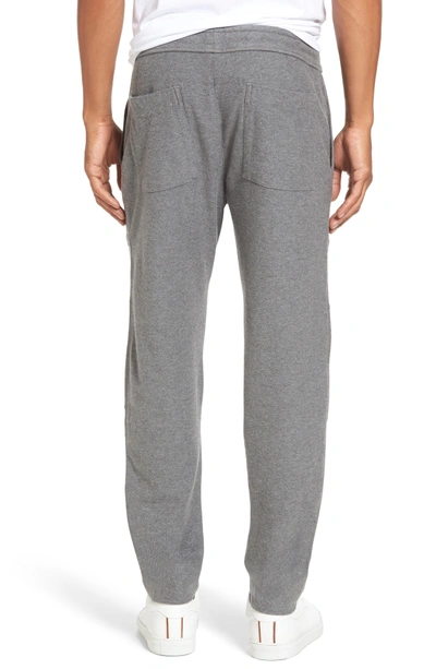 Shop James Perse Heathered Knit Lounge Pants In Heather Grey