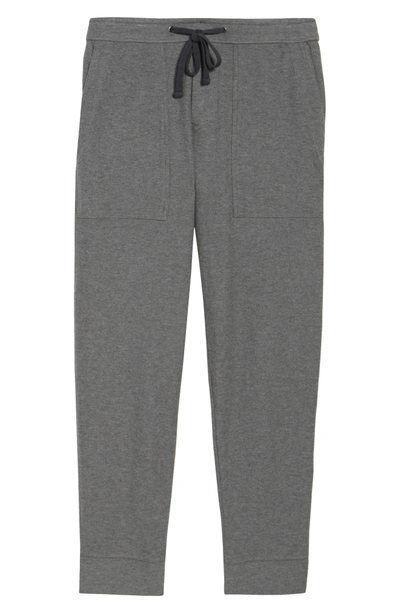 Shop James Perse Heathered Knit Lounge Pants In Heather Grey