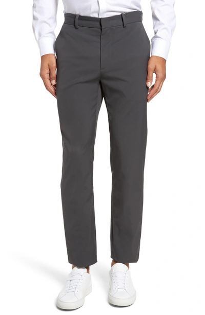 Shop Theory Peterson Neoteric Tech Chino Pants In Dark Grey