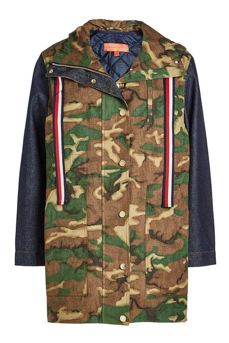 tommy hilfiger green parka