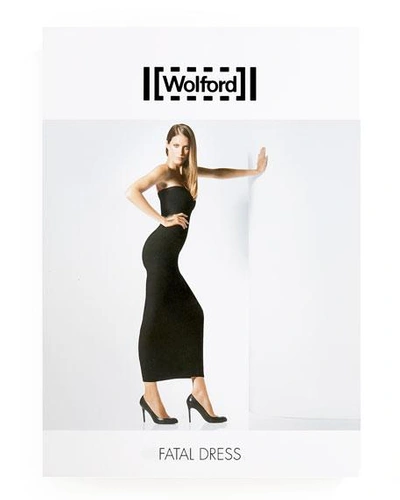 Shop Wolford Fatal Convertible Jersey Dress In Black
