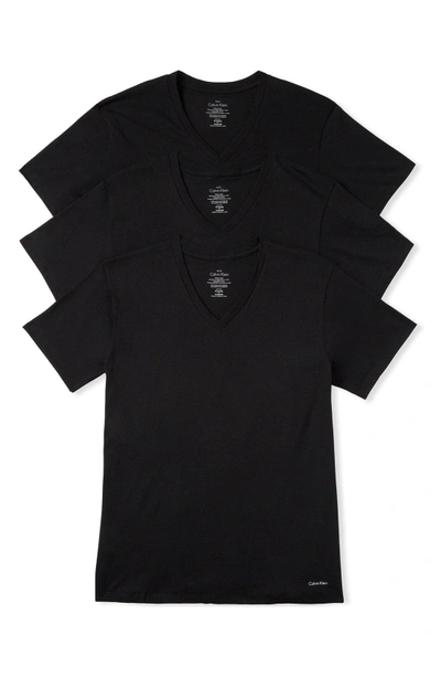 Shop Calvin Klein 3-pack Classic Fit T-shirt In Black