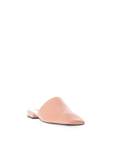 Shop Acne Studios Tessy Rose Leather Slippers