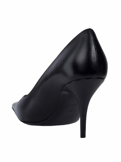 Shop Balenciaga Slash Heel Pumps In Black