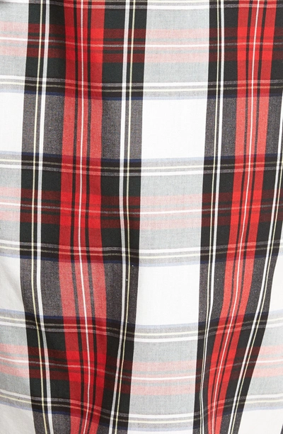 Shop Polo Ralph Lauren Cotton Pajama Shorts In Duke Plaid/ Polo Black