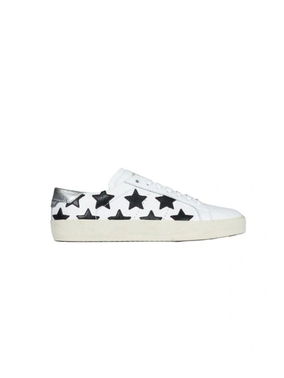 Shop Saint Laurent Black Stars Sneakers