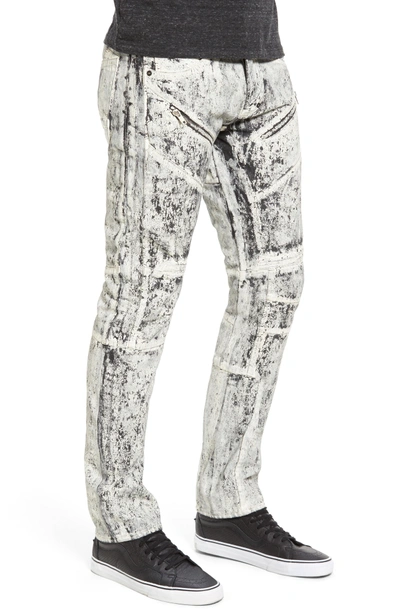 Shop Prps Demon Slim Straight Leg Jeans In White