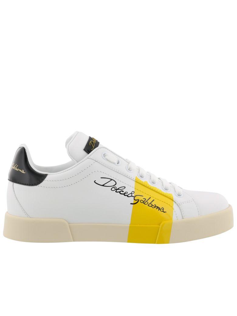 yellow dolce gabbana sneakers