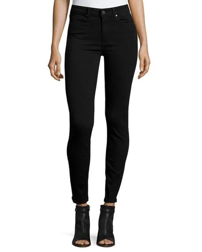 Shop Paige Hoxton Ultra-skinny Ankle Jeans, Black Shadow
