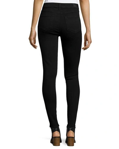 Shop Paige Hoxton Ultra-skinny Ankle Jeans, Black Shadow