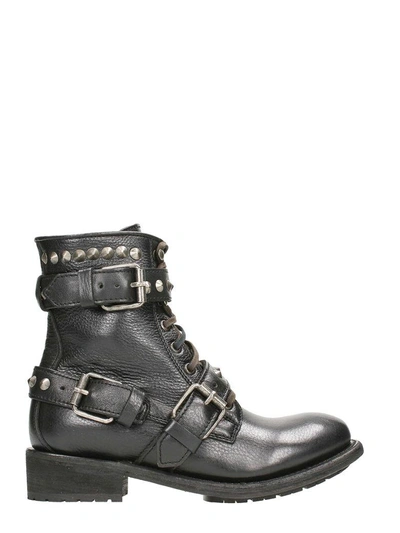 Shop Ash Road Combact Boots In Black