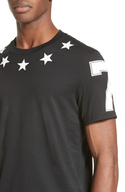Givenchy Star 74 T-shirt In Black | ModeSens