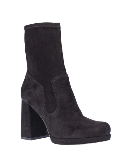 Shop Marc Jacobs Chunky Heel Ankle Boots In Black