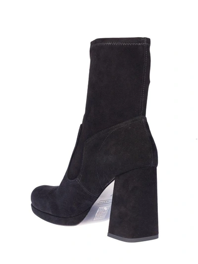 Shop Marc Jacobs Chunky Heel Ankle Boots In Black