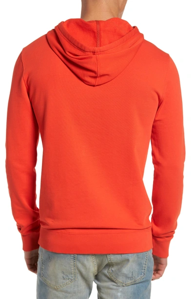 Shop Calvin Klein Jeans Est.1978 Pop Color Hoodie In Wild Orange