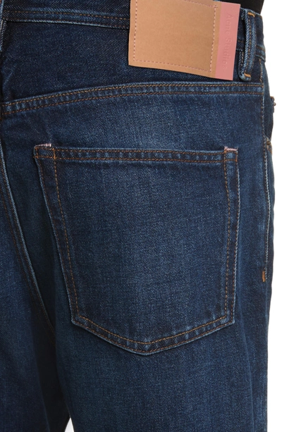 Acne Studios Land Classic Straight Leg Jeans In 123 Dk Blue | ModeSens