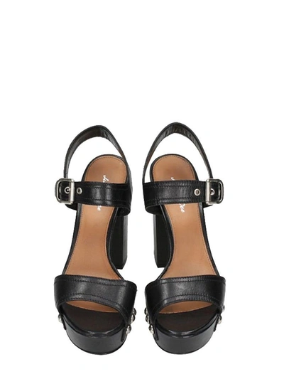 Shop Julie Dee Plateau Sandals In Black