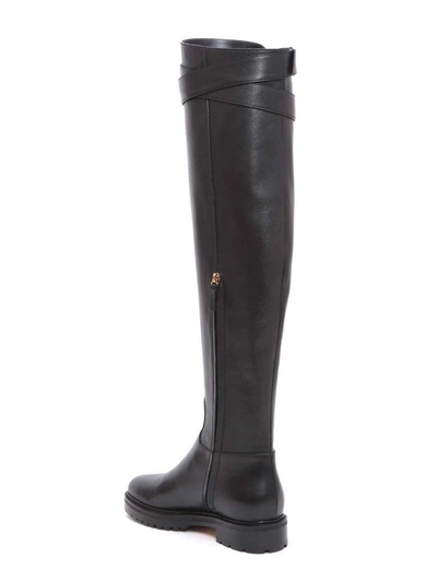 Shop Valentino Over-the-knee Boots In Nero