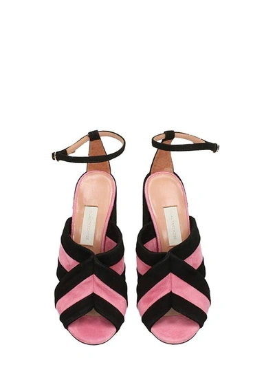 Shop L'autre Chose Crossover Sandals In Black