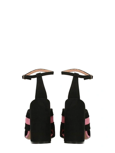 Shop L'autre Chose Crossover Sandals In Black