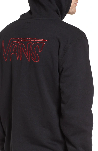Shop Vans Sketch Tape Hoodie Sweatshirt In Black