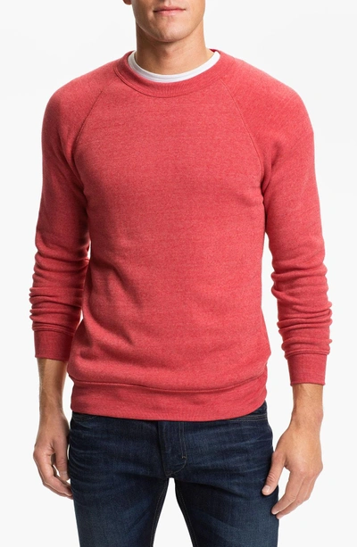 Shop Alternative 'the Champ' Sweatshirt In Eco True Red