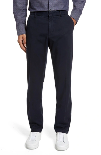 Shop Zachary Prell Aster Straight Leg Pants In Navy