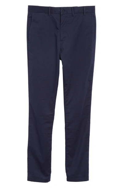 Shop Norse Projects Aros Slim Fit Stretch Twill Pants In Dark Navy