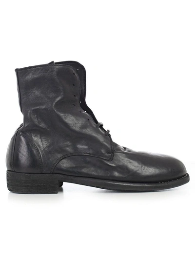 Shop Guidi Boots In Blkt Black