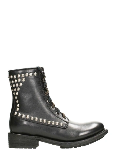 Shop Ash Ralph Combact Boots In Black