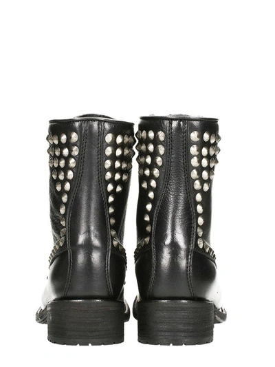 Shop Ash Ralph Combact Boots In Black