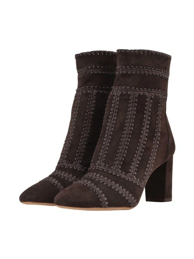 Shop Alexandre Birman 7cm Suede Boots In Brown