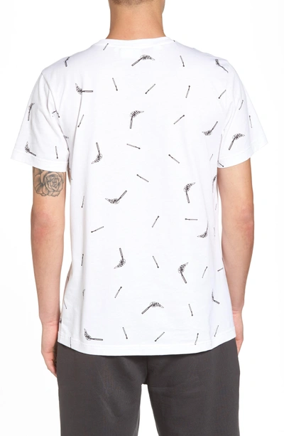 Shop Wesc Maxwell Matchsticks T-shirt In White