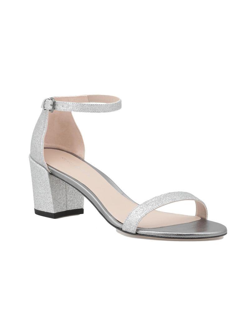 stuart weitzman simple sandal silver