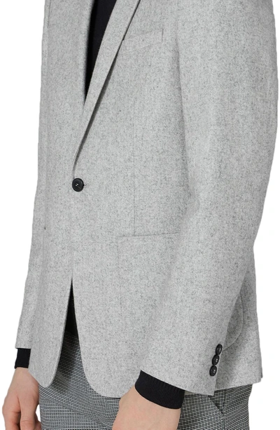 Shop Topman Murdoch One-button Jacket In Light Grey