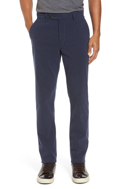 Shop Ted Baker Modern Slim Fit Trousers In Navy