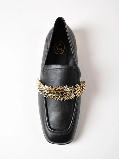 Shop Ash Edgy Loafers In Glove Black