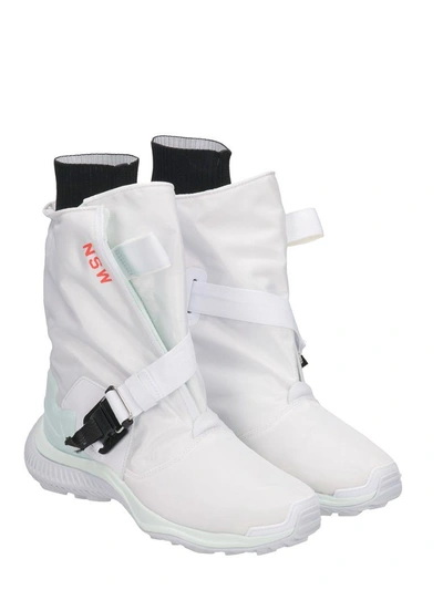 Shop Nike White Gaiter Boots