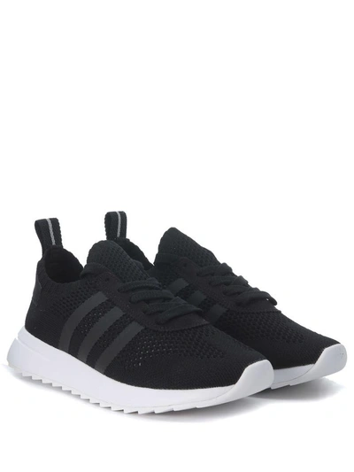 Shop Adidas Originals Primeknit Flb Black Sneaker In Nero